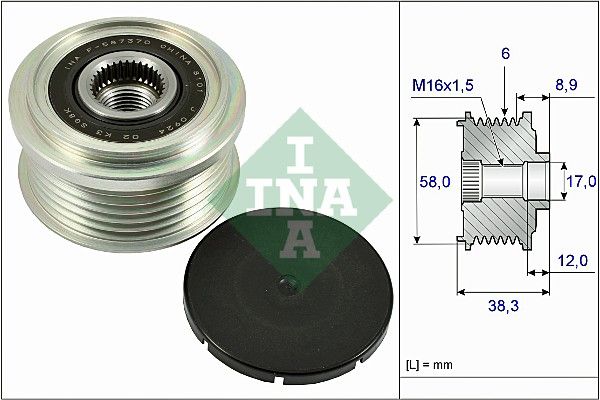 WILMINK GROUP Механизм свободного хода генератора WG1253825